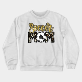 Soccer Mom Leopard Crewneck Sweatshirt
